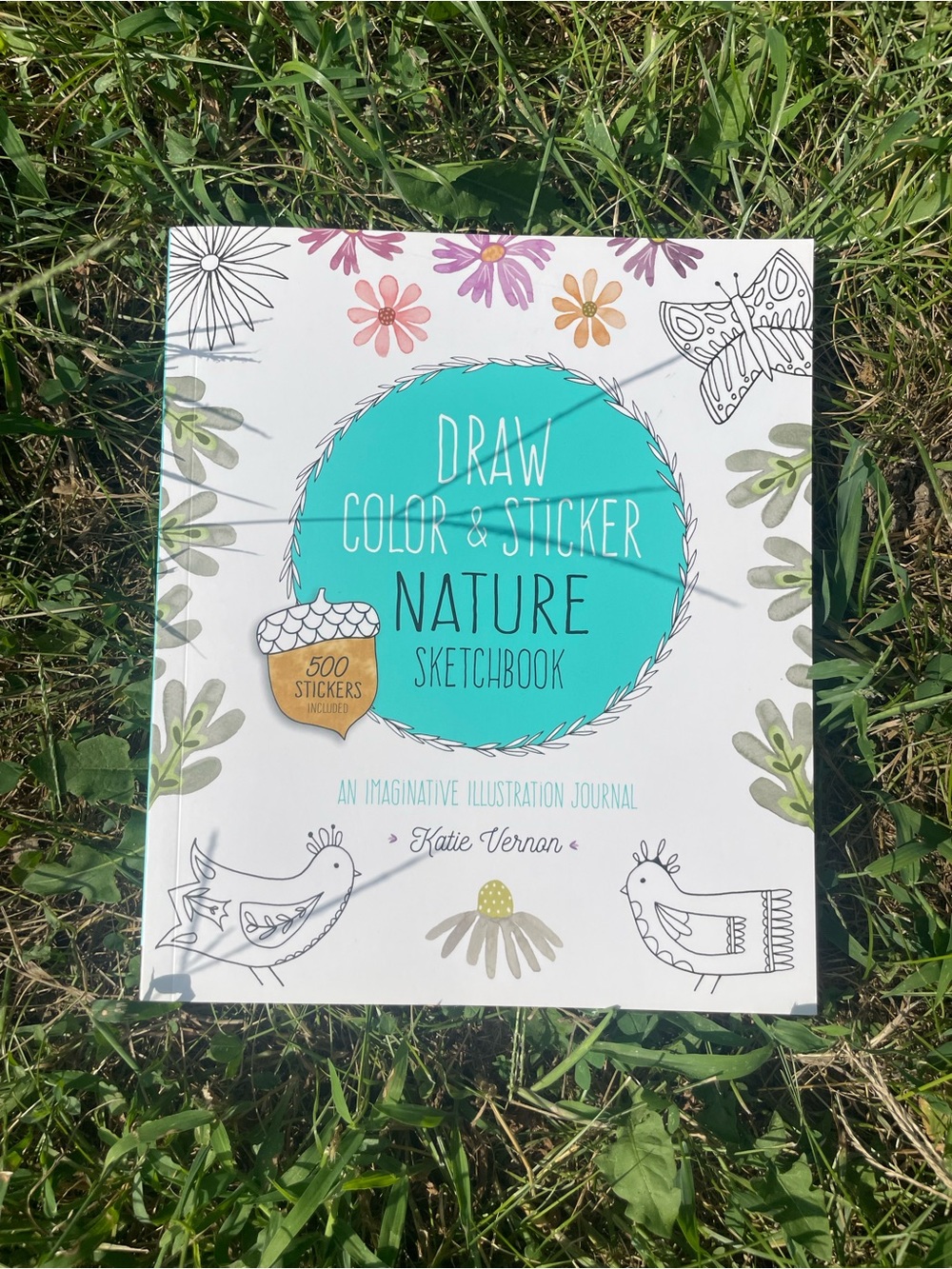 Draw Color & Sticker Nature Sketchbook